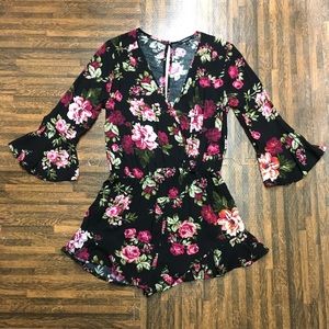 FLORAL ROMPER